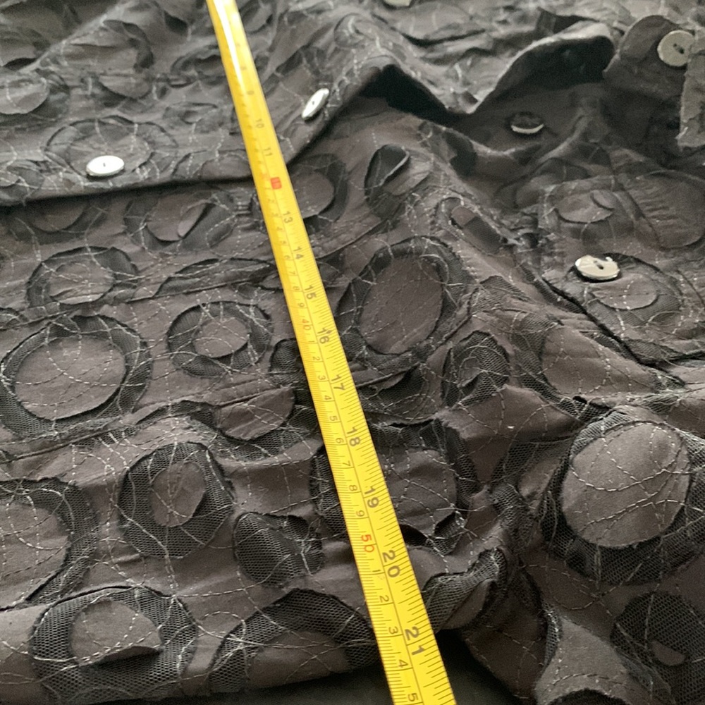 Ruby Rd. Black Lace Button Up Top. Size 16. Nwot - image 8